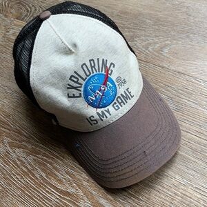 NASA Trucker Hat Adjustable Astronaut Buzz Aldrin